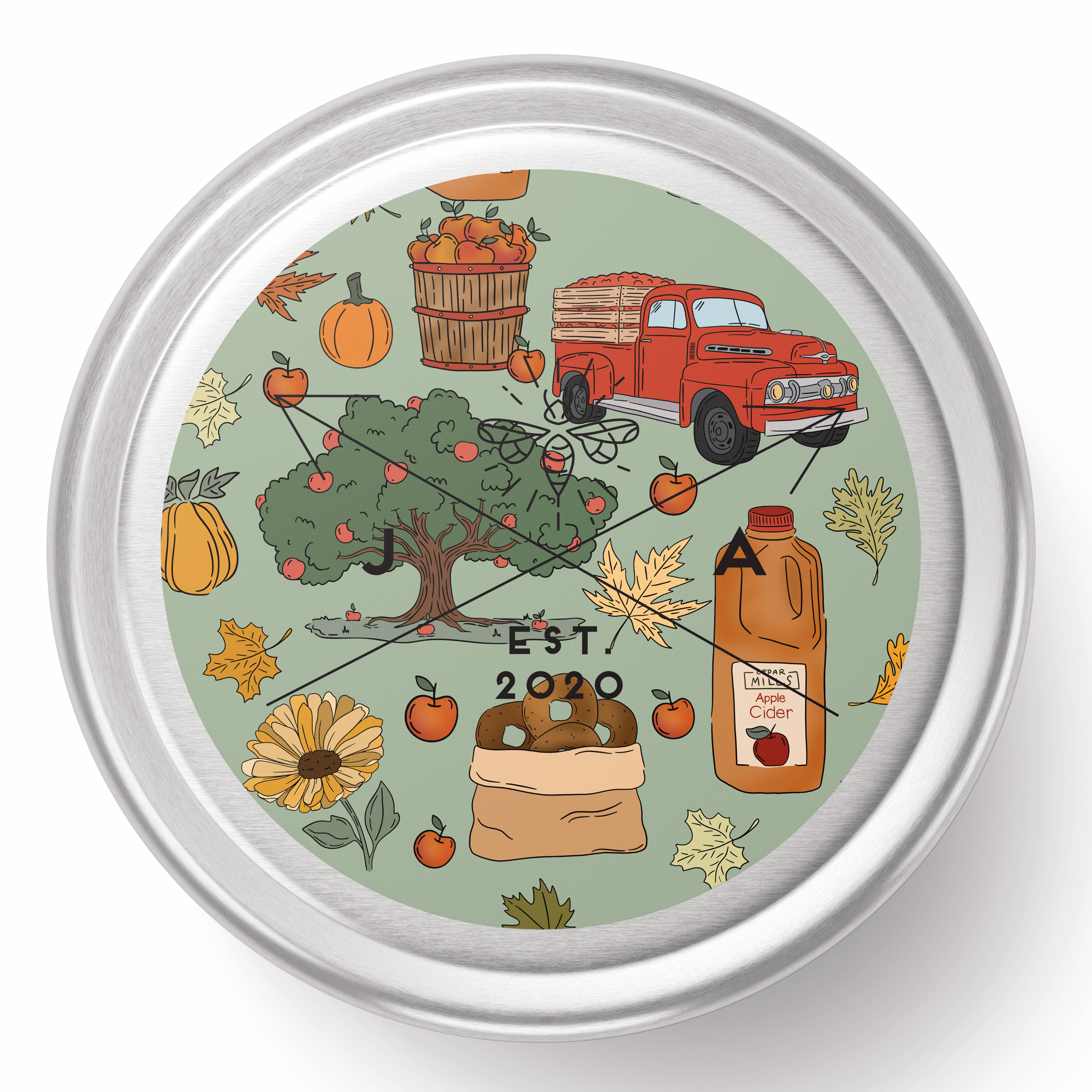 June Apothicarie - Wholesale Travel Candles - Cider Mill 4 oz Travel Candle1