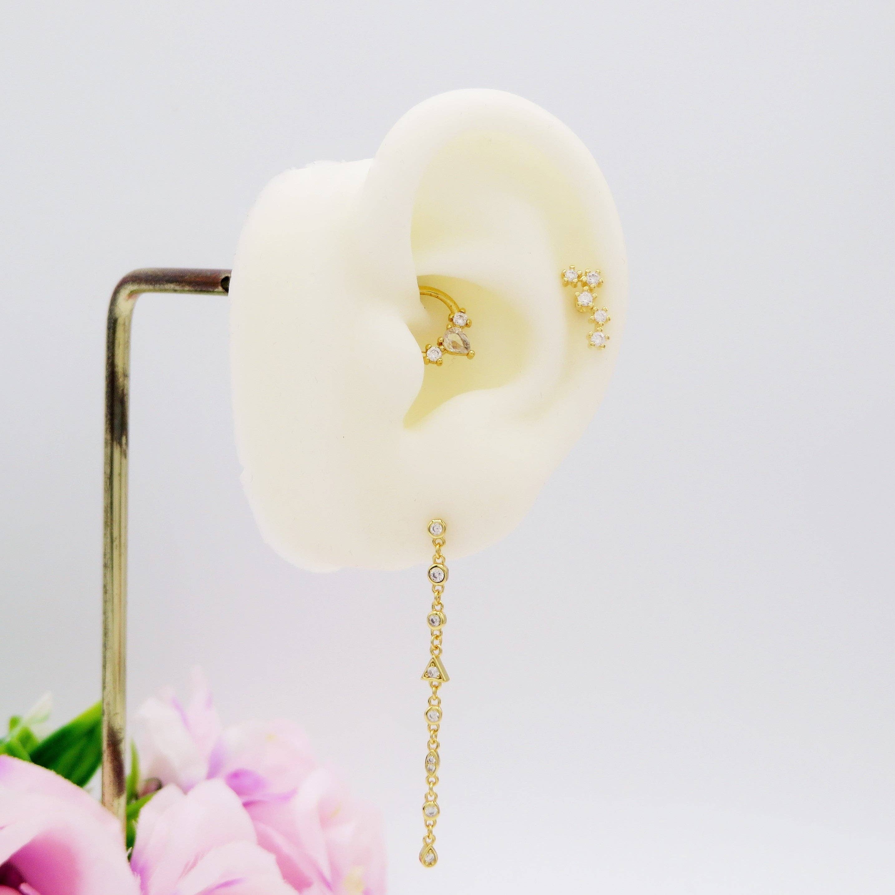 Daemon srls - Wholesale Dangle Earrings - FAIRY ~ paio Orecchini ARGENTO 925 pendenti zirconati4