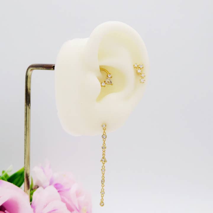 Daemon srls - Wholesale Dangle Earrings - FAIRY ~ paio Orecchini ARGENTO 925 pendenti zirconati4