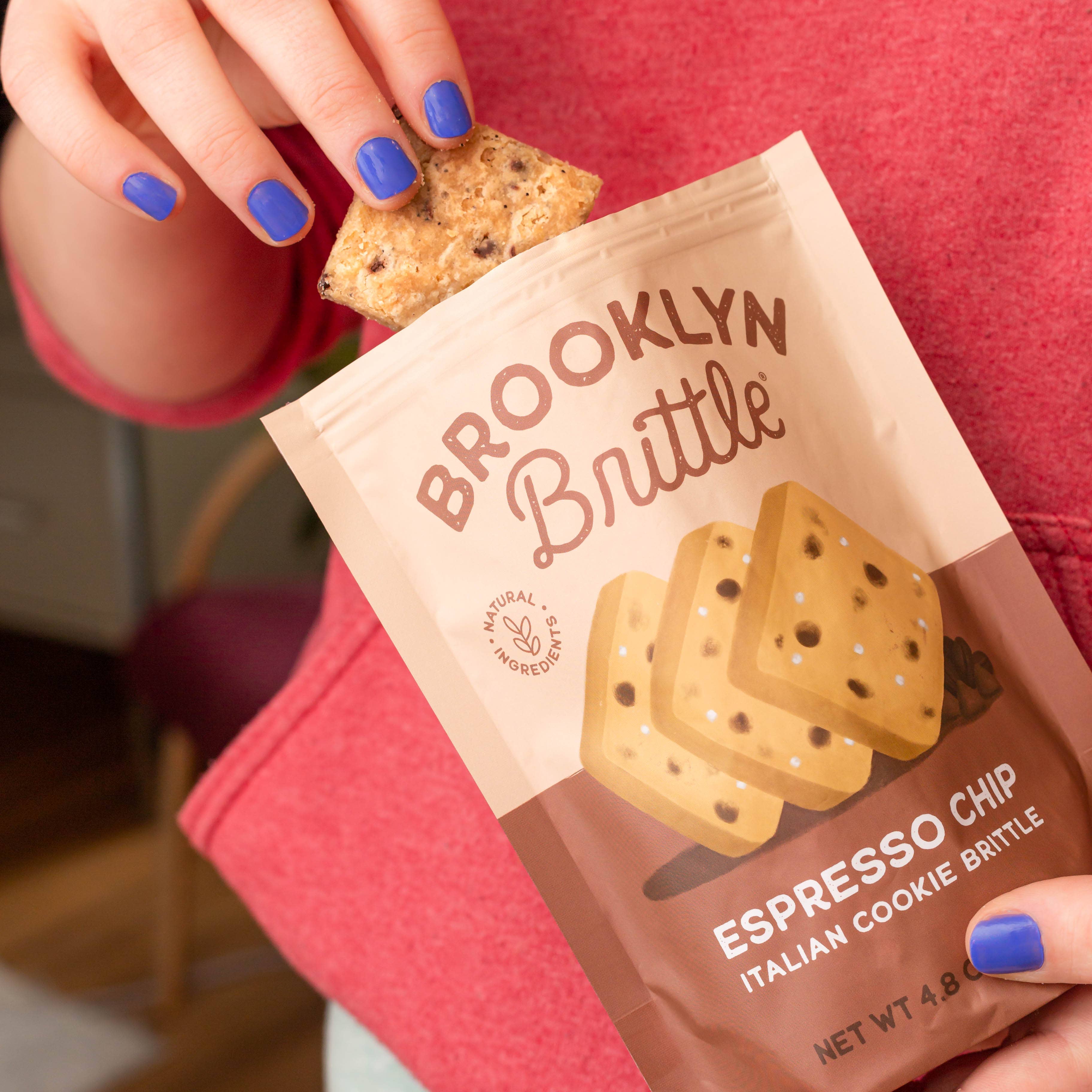 Brooklyn Brittle - Wholesale Cookie - Italian Cookie Brittle – Espresso Chip | Snack Pack6