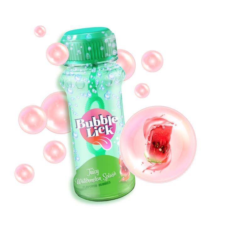 Toysmith - Wholesale Bubble Wand - Kids - BubbleLick™ Watermelon Bubbles1