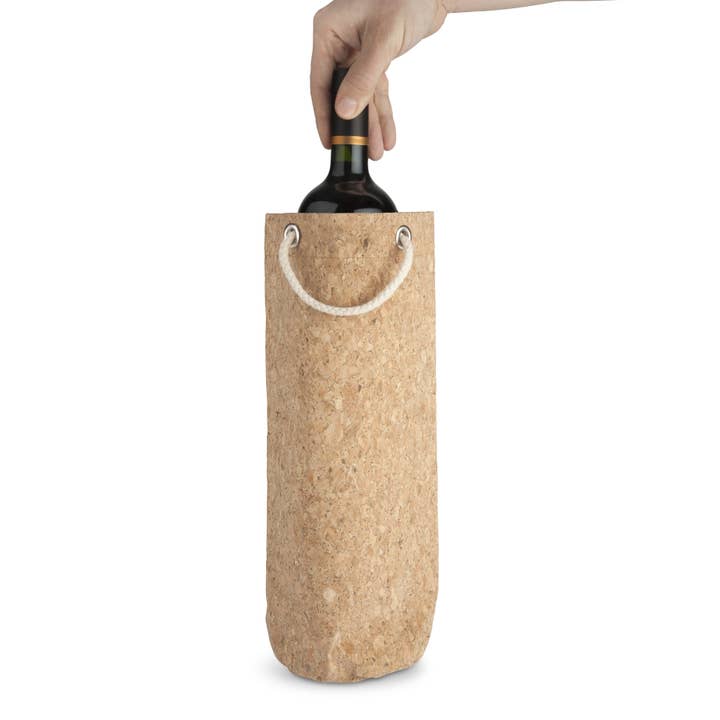 Cork Wine Bottle Bag for wholesale by Final Touch