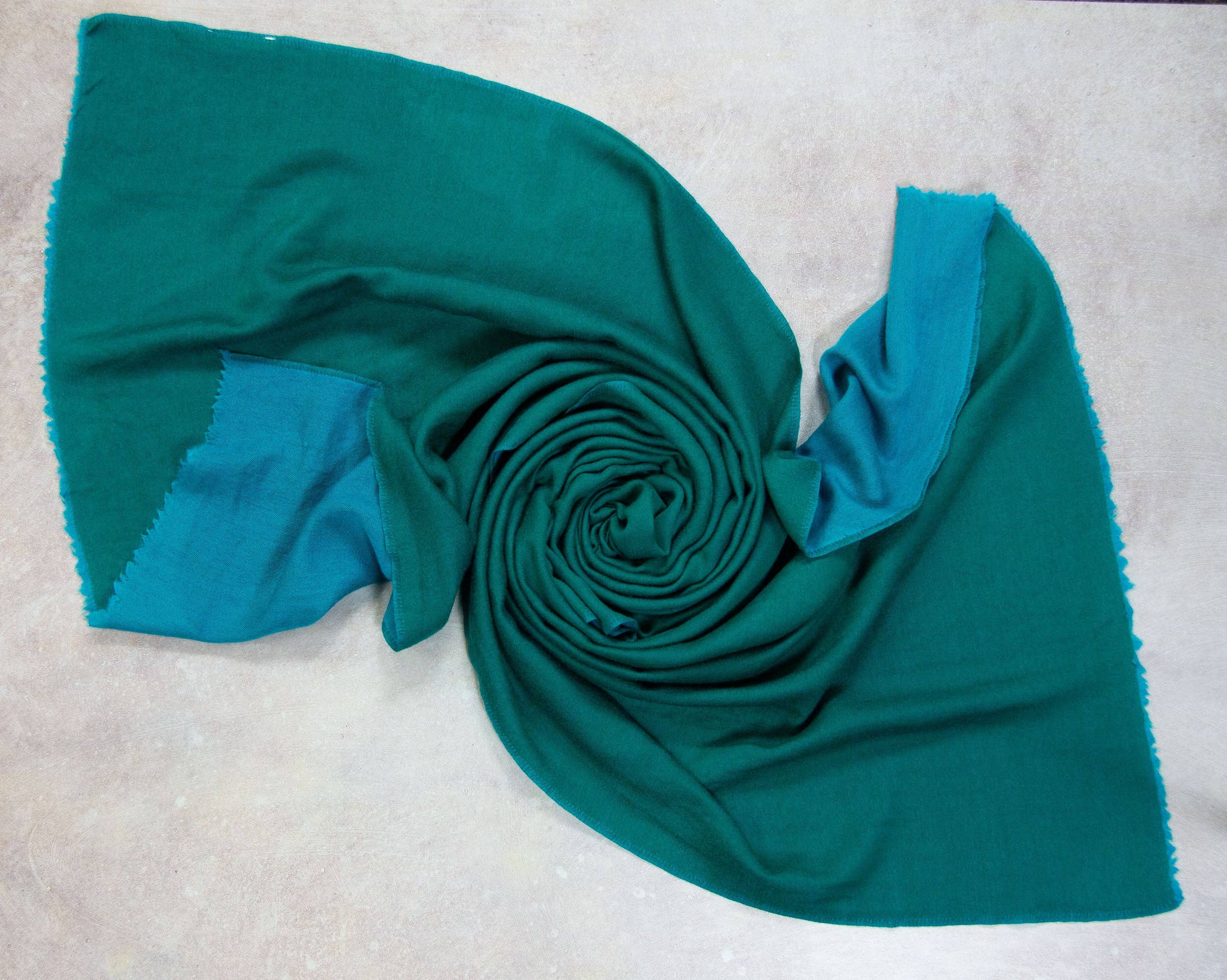 Jaipur Pink - Wholesale Scarf - Women's - Kashmir Silk Merino Scarf - Aqua3