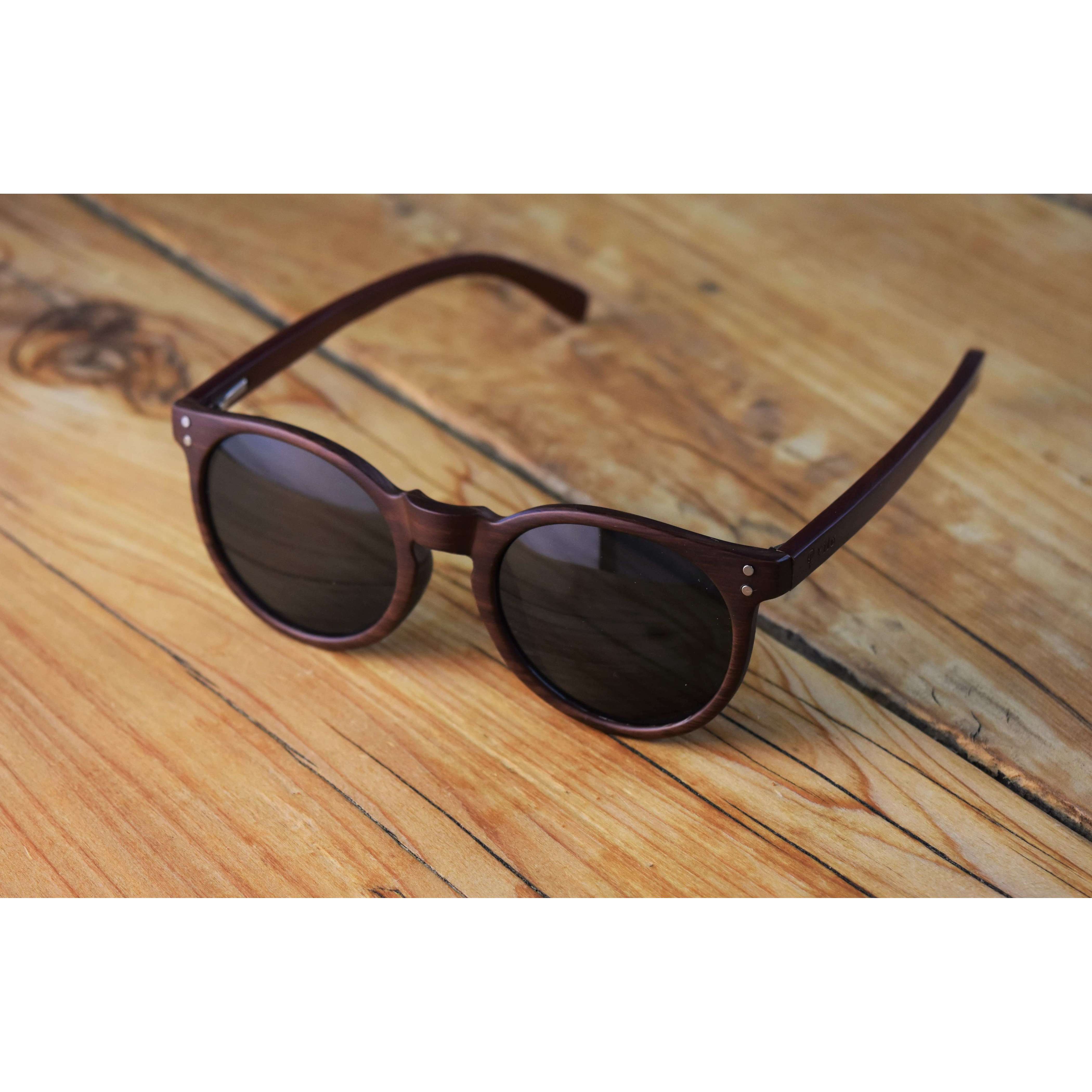 Vilo Wood Eyewear – wholesale Sunglasses – Unisex – Henna - Wood Sunglasses5