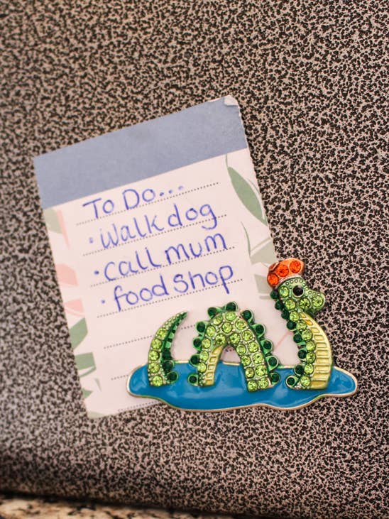 Lochness With a Hat Diamante Magnet for wholesale by Wildtouch