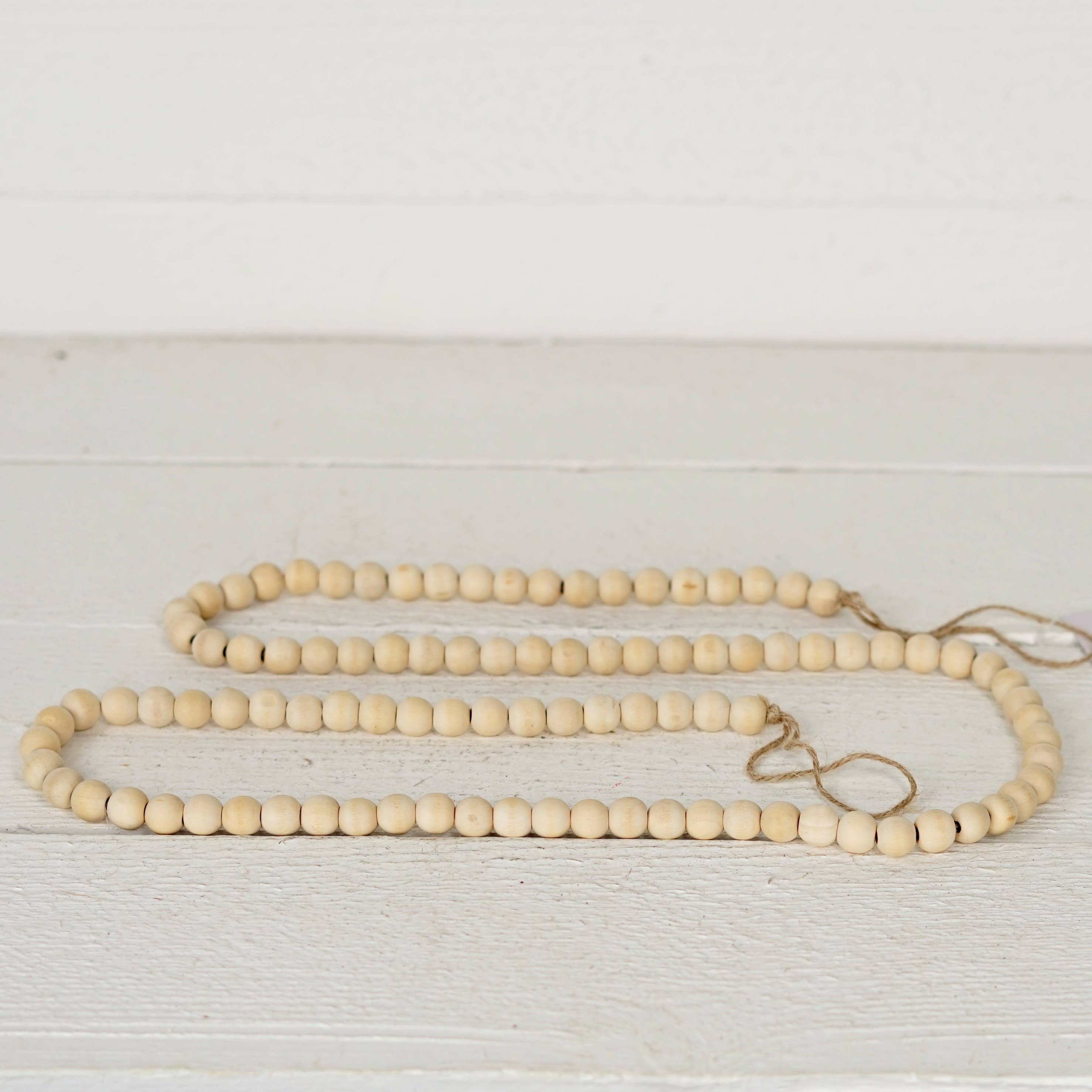 Holiday Depot Inc. - Wholesale Bunting/Garland - M29811- 5FT WOODEN BEADS STRING-NATURAL2