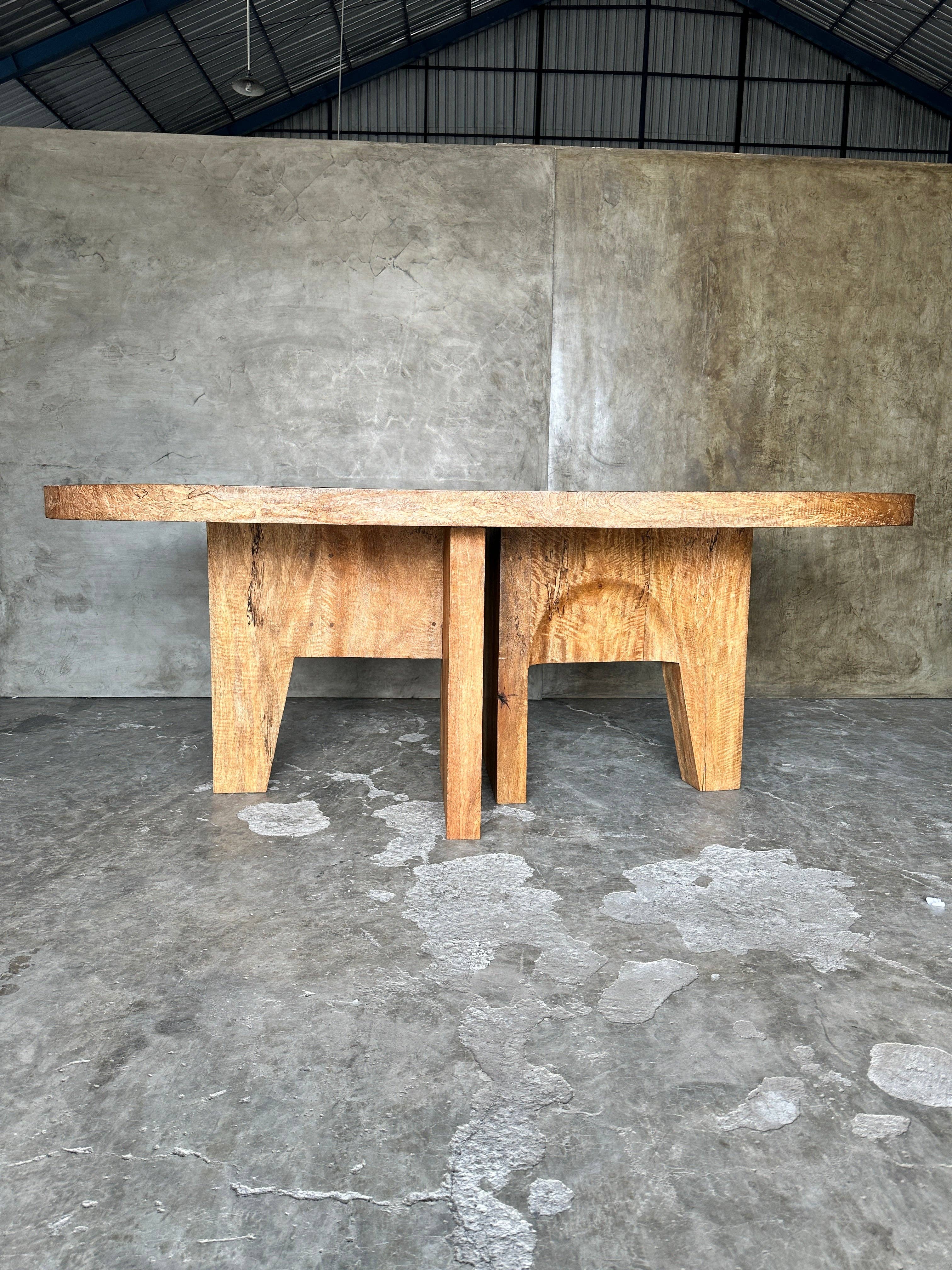 Office Objets - Wholesale Coffee Table - Massive mango wood table 2m10x1m77
