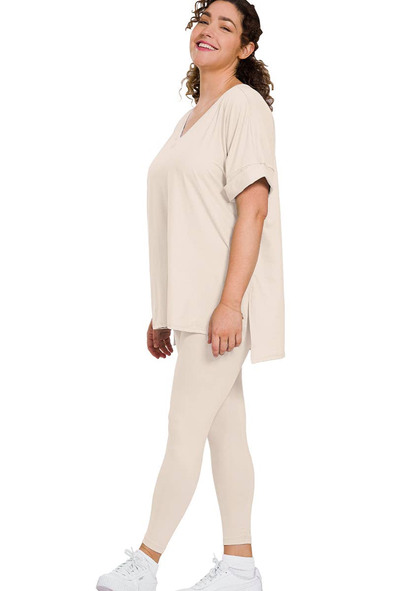 42POPS - Wholesale Lounge Set - Women's - `.Plus Microfiber Loungewear Set9