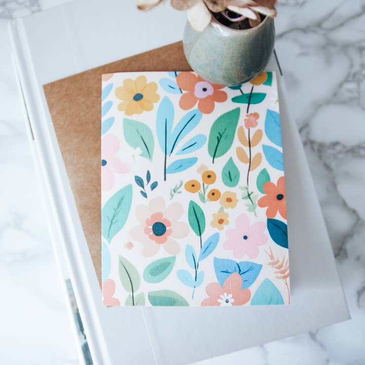 Tarjeta de felicitación de flores de primavera para venta al por mayor de West Creek Mercantile