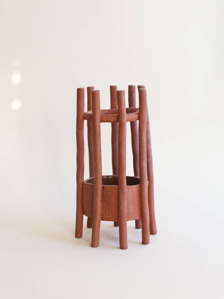 Coil Vase for wholesale by keraclay