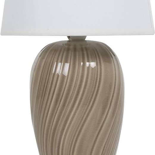 Francesca Table Lamp Cream Fabric Shade Home Décor for wholesale by DEENZ
