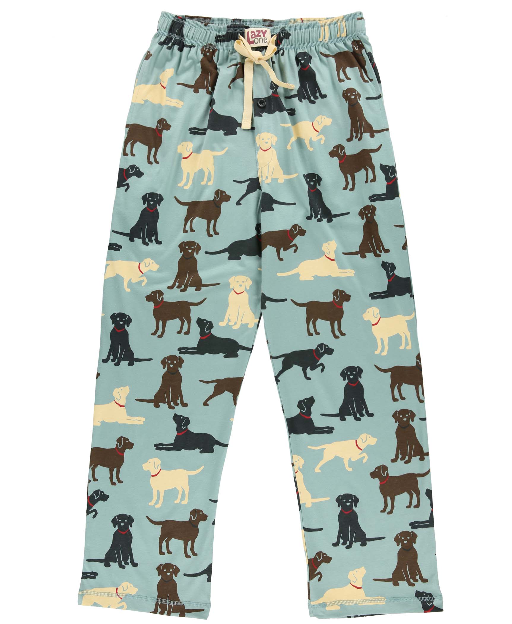 Lazy One - Wholesale Sleepwear Bottom - Men's - Labs Color Men's PJ Pants0