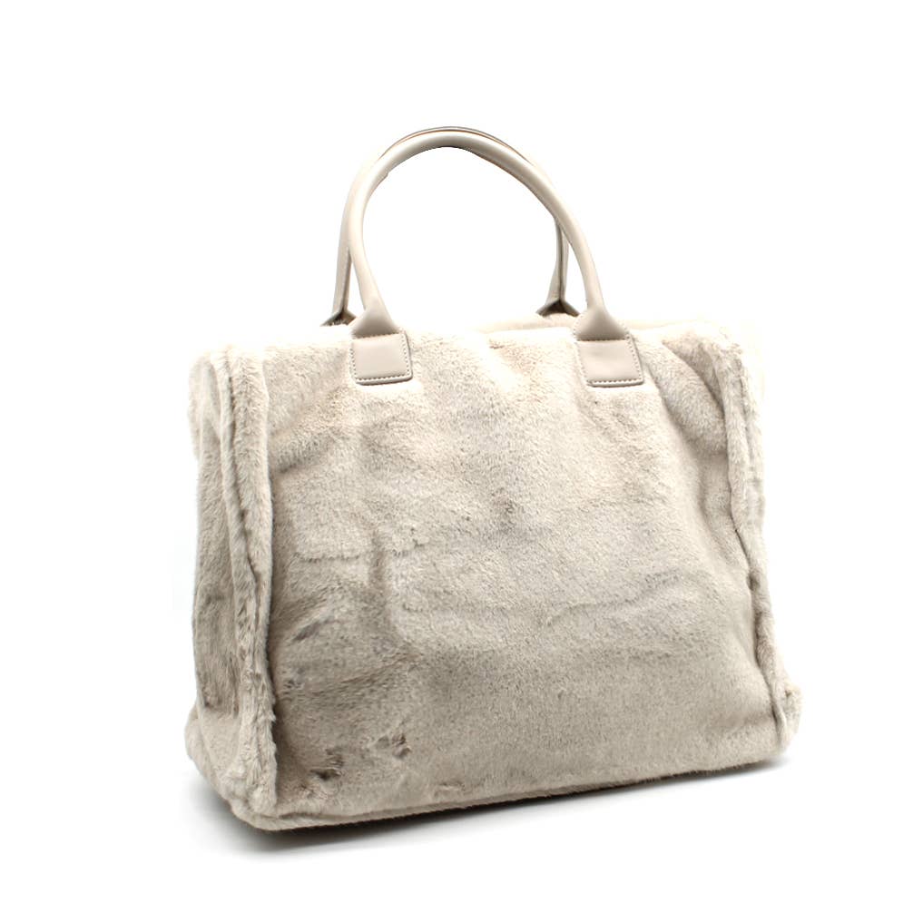 Vimoda - Wholesale Top Handle Bag - Women's - Fur tote bag3