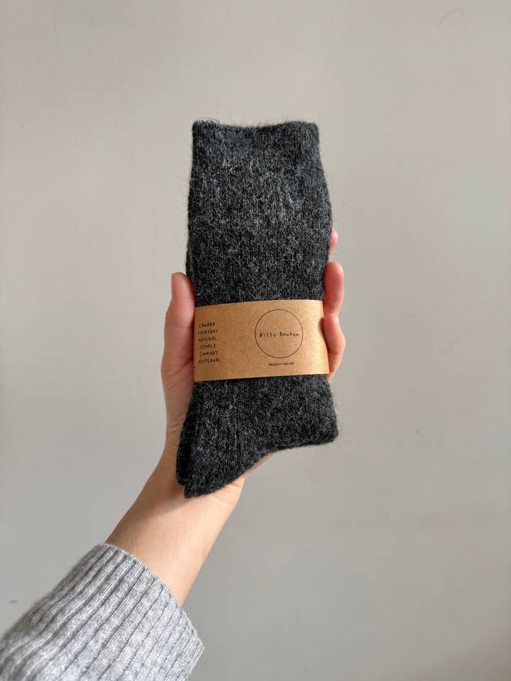 Billy Bamboo – wholesale Strumpor - Dam – Cabin-strumpor i alpackaull2