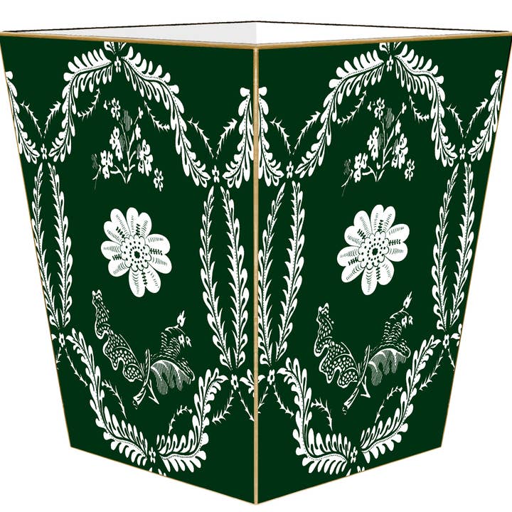 Hunter Green Provencial papperskorg för wholesale av Marye-Kelley