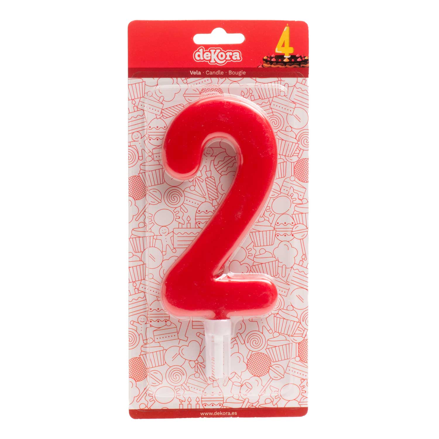 red Giant birthday candle for cakes, 15 cm for wholesale on Faire11