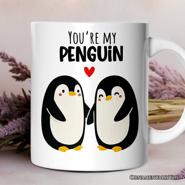 OrnamentallyYou - Wholesale Coffee Mug - You're my Penguin Mug for Couple, Mate for Life