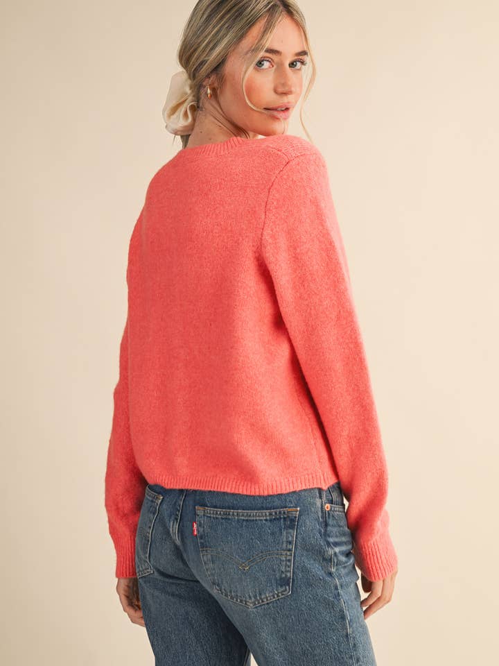 &MERCI - Wholesale Cardigan - Women's - MARLED KNIT SWEATER CARDIGAN MSW1124833