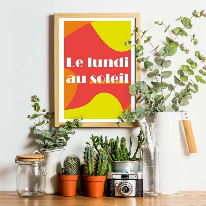 Affiche Le lundi au soleil pour la vente par Créations & co.
