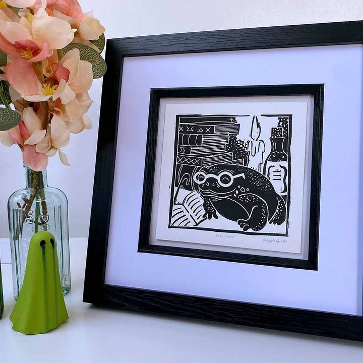 Old Toad Art Print for wholesale by Blockforest