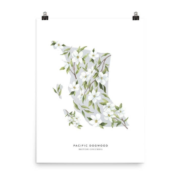 Natasha Vanderburg Co. - Wholesale Art Print - British Columbia Dogwood Art Print