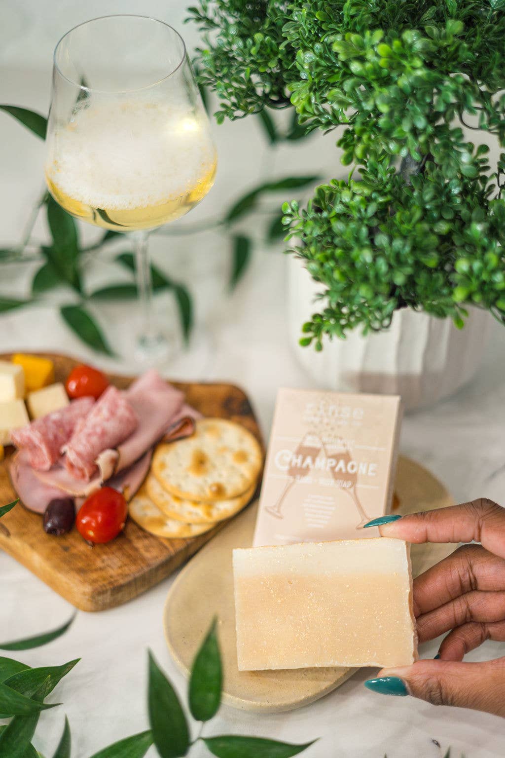 Rinse Bath Body Inc - Wholesale Bar Soap - Mini Soap - Champagne | Natural Bar Soap | Valentine's Day Gift1