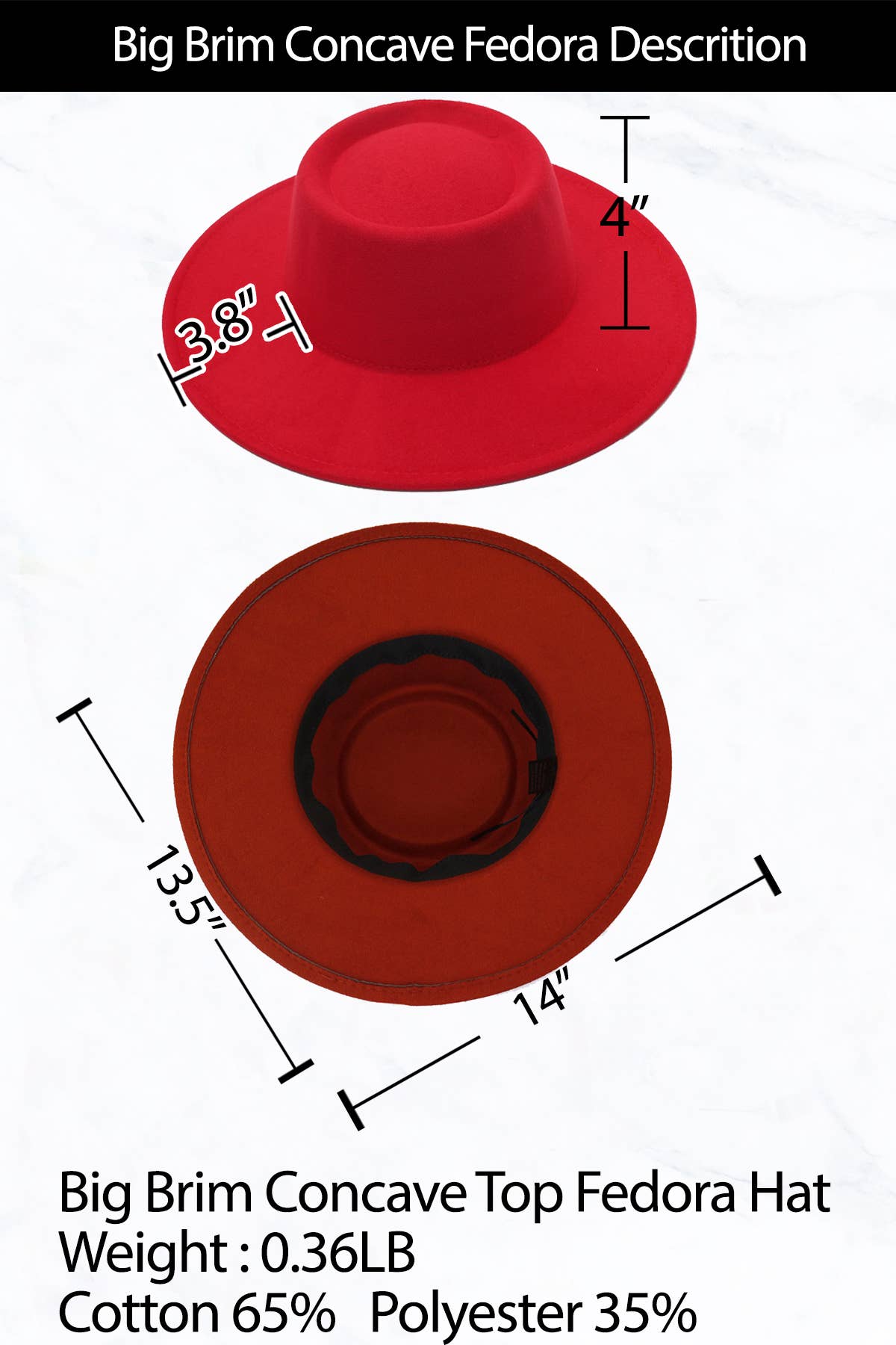 Suzie Q USA - Wholesale Fedora - Women's - Big Brim Concave Top Aztec Pattern Belt Jazz Hat20