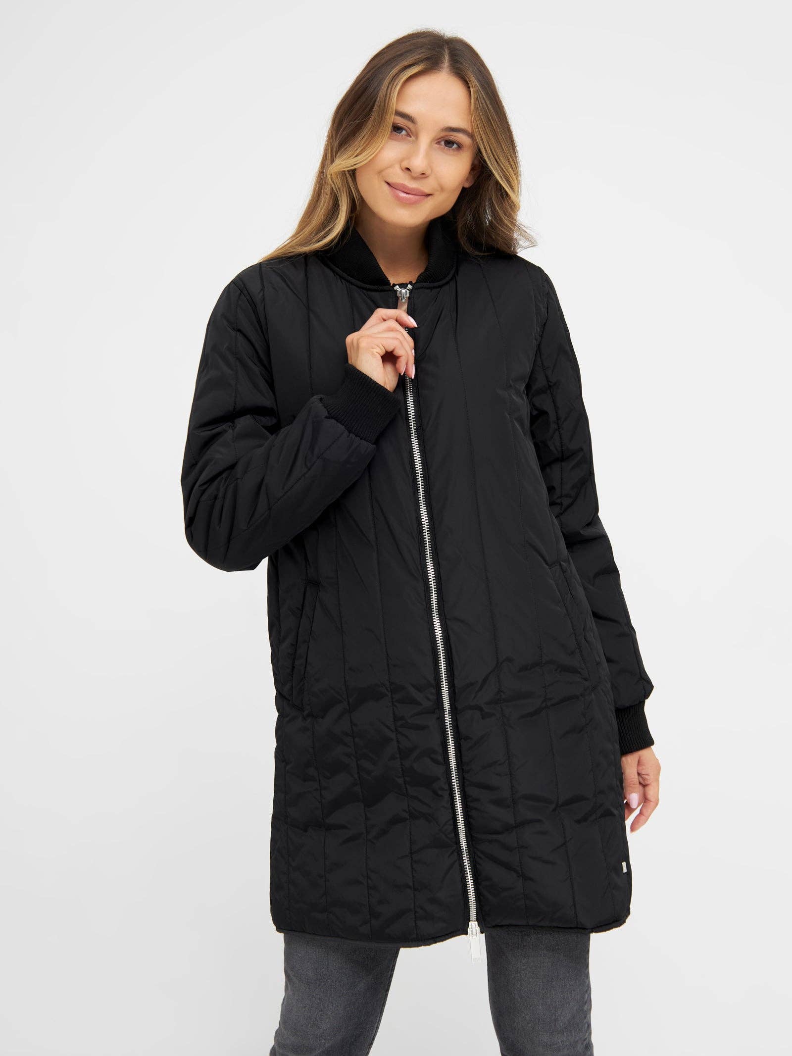 Ticket Woman – Großhandel Jacke – Damen – Jettie Übergangsjacke lang – verschiedene Farben6