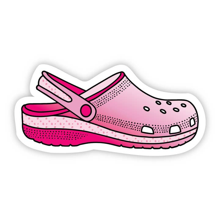 Big Moods - Wholesale Sticker - Croc Pink Aesthetic Sticker