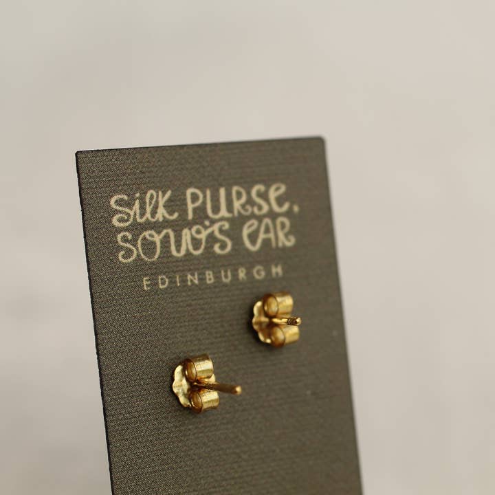 Silk Purse, Sow's Ear - Wholesale Stud/Post Earrings - Fairy Wing Tiny Petal Leaf Stud Earrings6