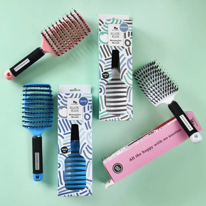 SLiCK KiDS™ Detangler Kids Hair Brush for wholesale by No Nasties Kids UK