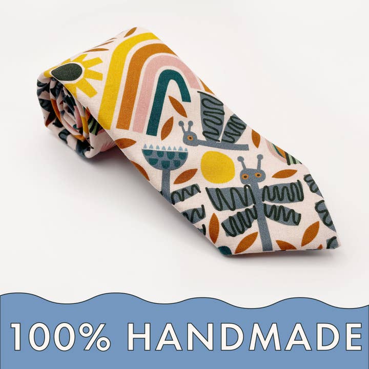 Nature Neckties, Modern Boho Western Desert Neckties For Men for wholesale by ELSE