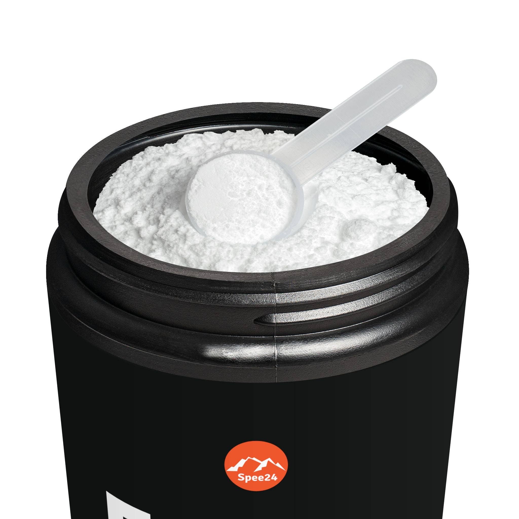 Black jar lid Fortiv Creatine Monohydrate Supplement 10oz for wholesale on Faire6