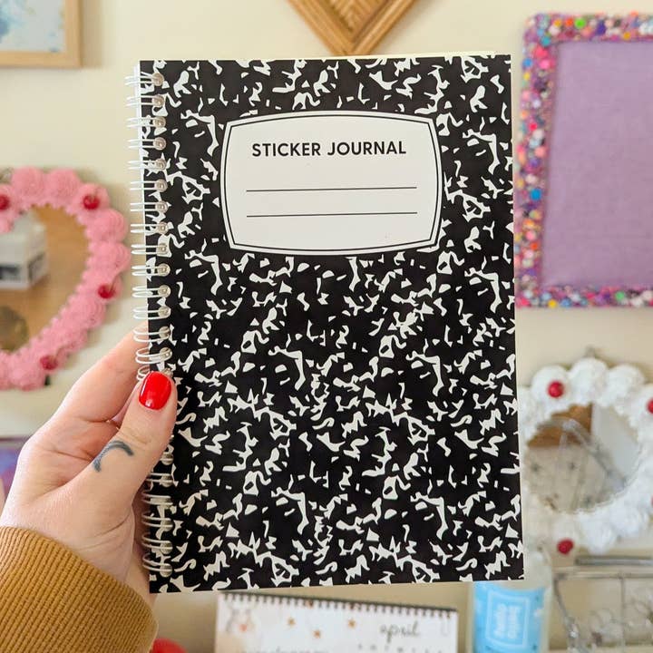 kompositionsjournal *klistermärkesbok* för wholesale av allymakesmagic