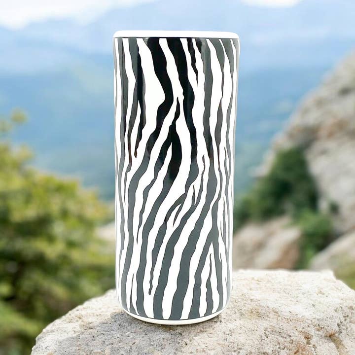 18" Zebra Umbrella Stand for wholesale by Minster Stylish Living Ltd