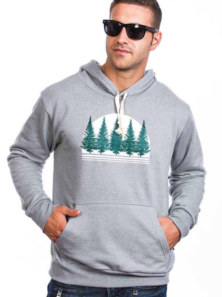 Men’s Boreal Forest Hoodie — Organic cotton for wholesale by PLB Design