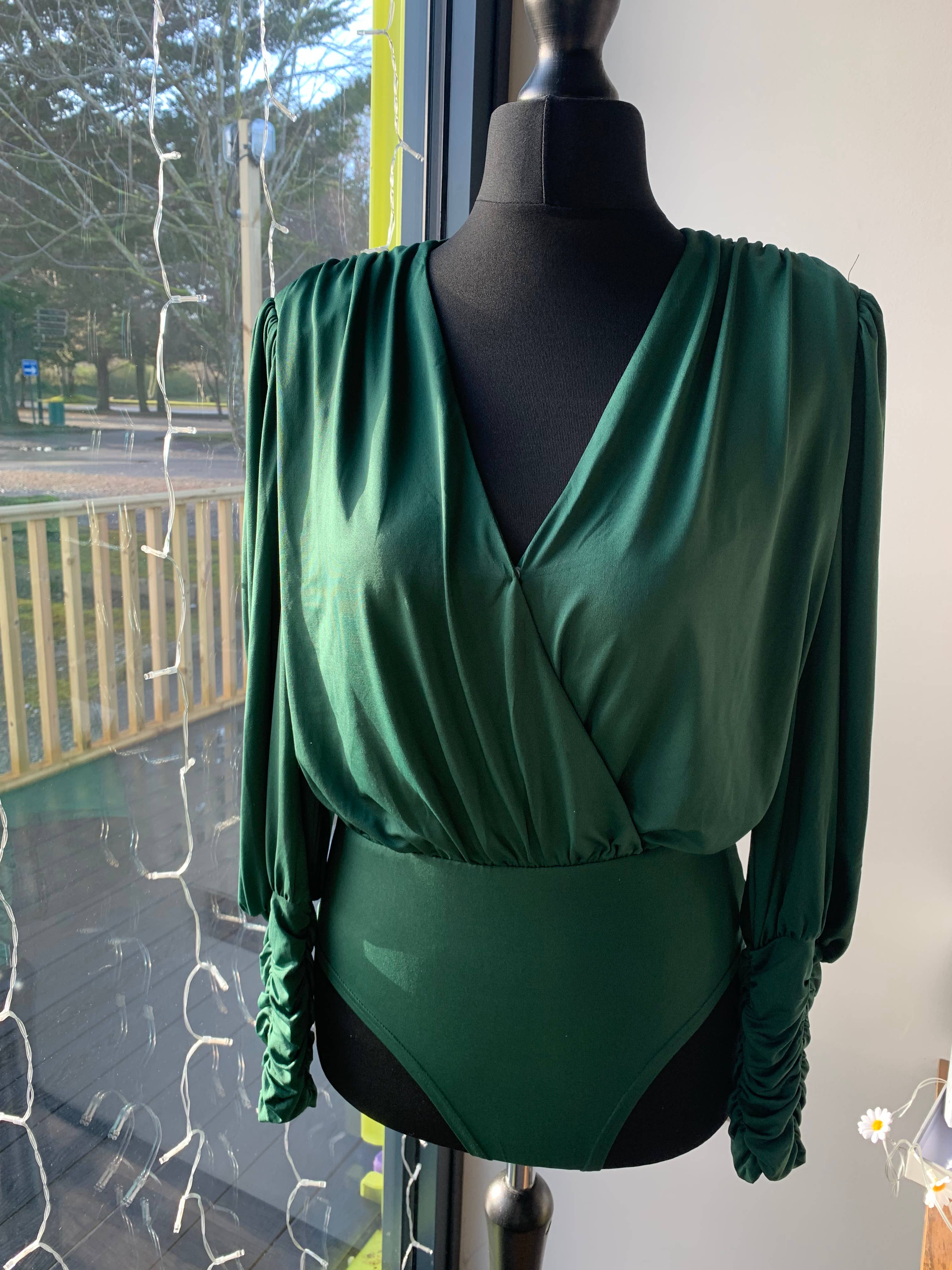 B.Boutique – wholesale Bodysuit – Women’s – Green Bodysuit4