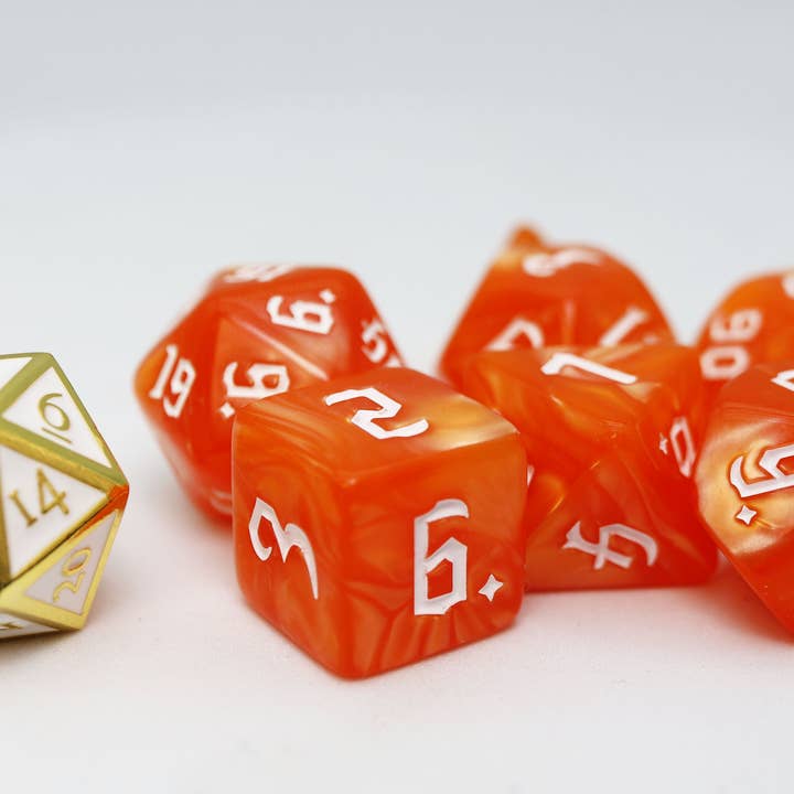 Foam Brain Games - Wholesale Dice - Mystery Loot: Plastic RPG Dice Set & Bonus Metal Die8