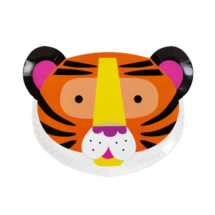 Talking Tables USA - Wholesale Disposable Plate - Animal Face Party Plates | 12 Pack | Kids Party |