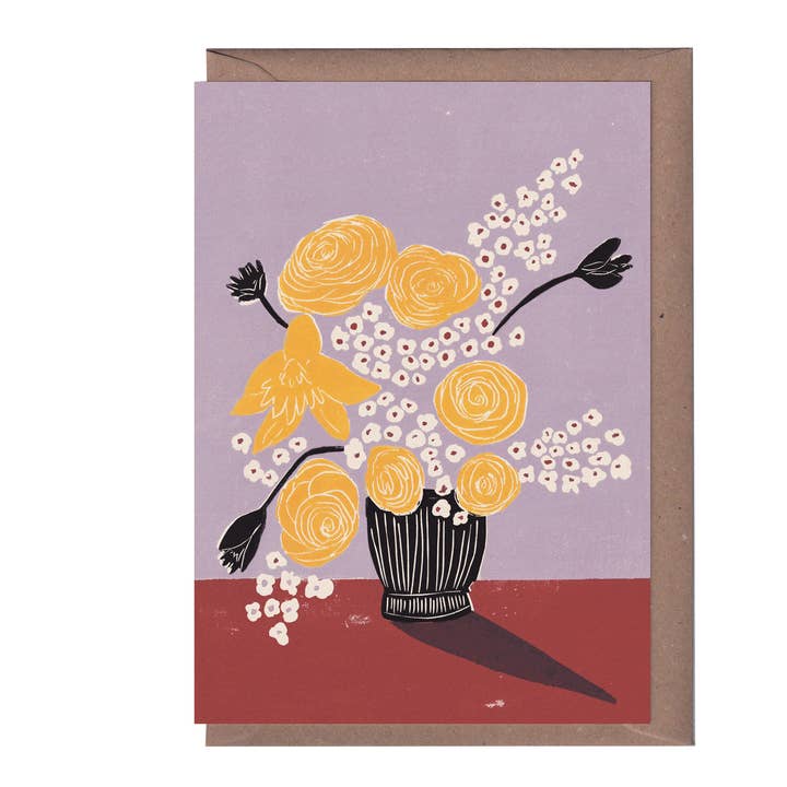 Luiza Holub - Wholesale Everyday Greeting Card - Spring Flowers Greeting Card