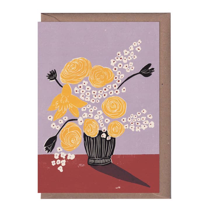 Carte de vœux Fleurs de printemps pour la vente par Luiza Holub