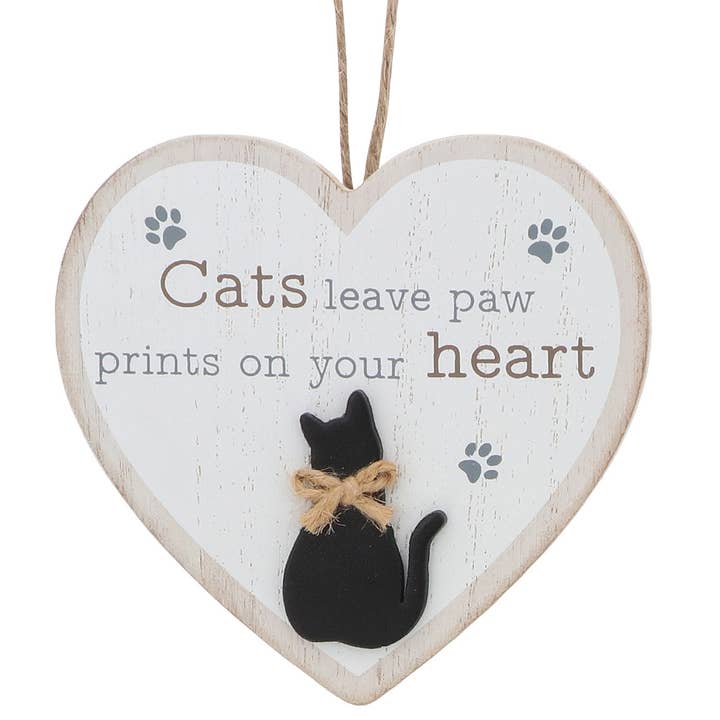 Joe Davies - Wholesale Plaque - Moggy Mates Hanging Heart Plaques1
