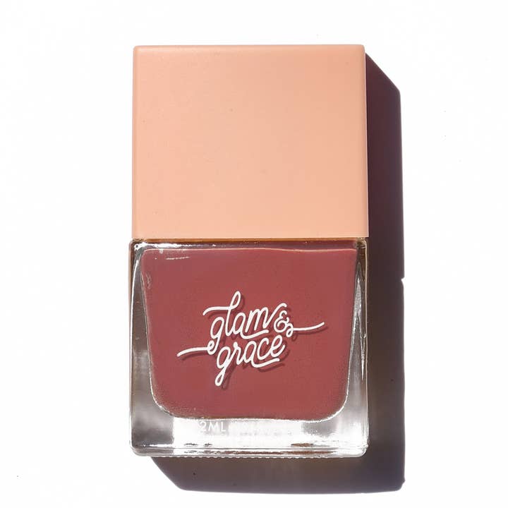 Smalto per unghie - Muted Red per la vendita all'ingrosso da parte di Glam & Grace