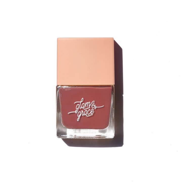 Glam & Grace - Wholesale Nail Polish - Nail Polish - Muted Red