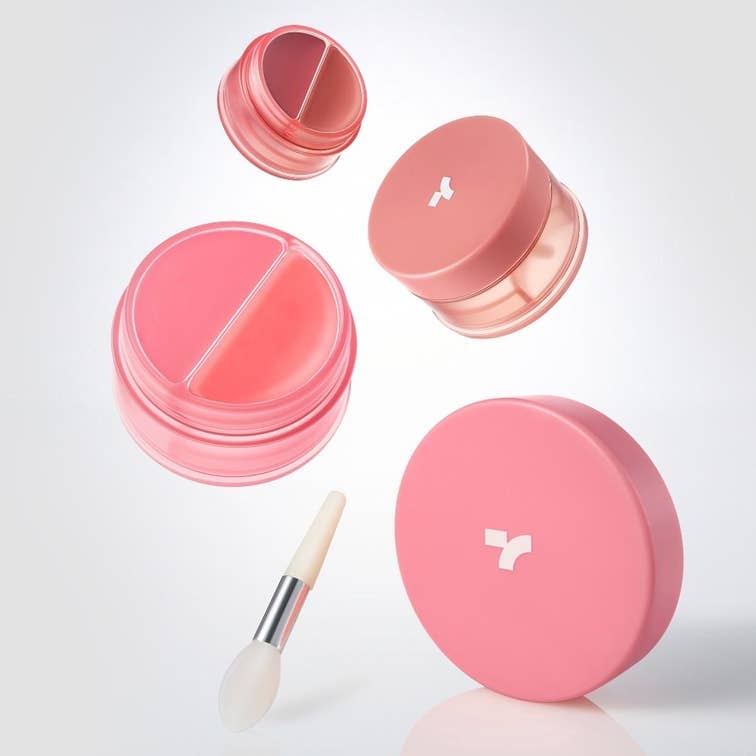 Yami - Wholesale Lip Stain/Dye/Tint - Cheek Tone Lip and Cheek Duo Balm With Silicone Brush1
