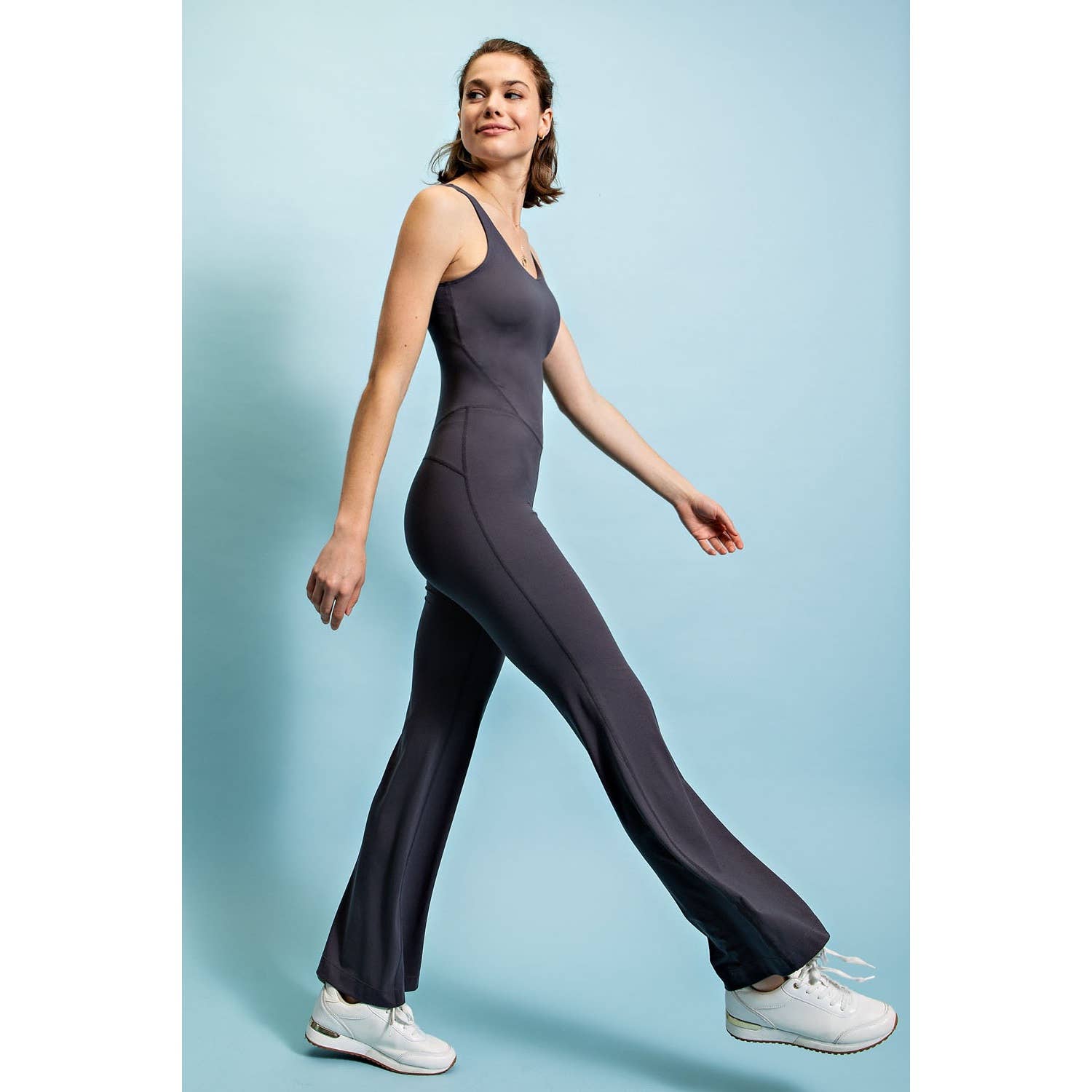 Rae Mode - Wholesale Jumpsuit - Women's - BUTTER SOFT FLARED ONESIE JUMPSUIT2
