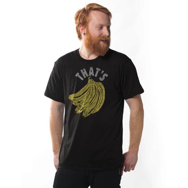 Solid Threads - Wholesale Screen Printed T-Shirt - Unisex - Men's That's Bananas T-shirt1