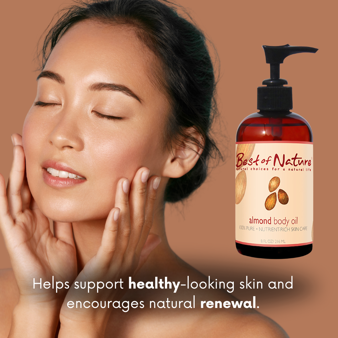 Best of Nature – Großhandel Bade-/Körperöl – Duftfreies, feuchtigkeitsspendendes Süßmandel-Körperöl - Haut & Haar 8oz3