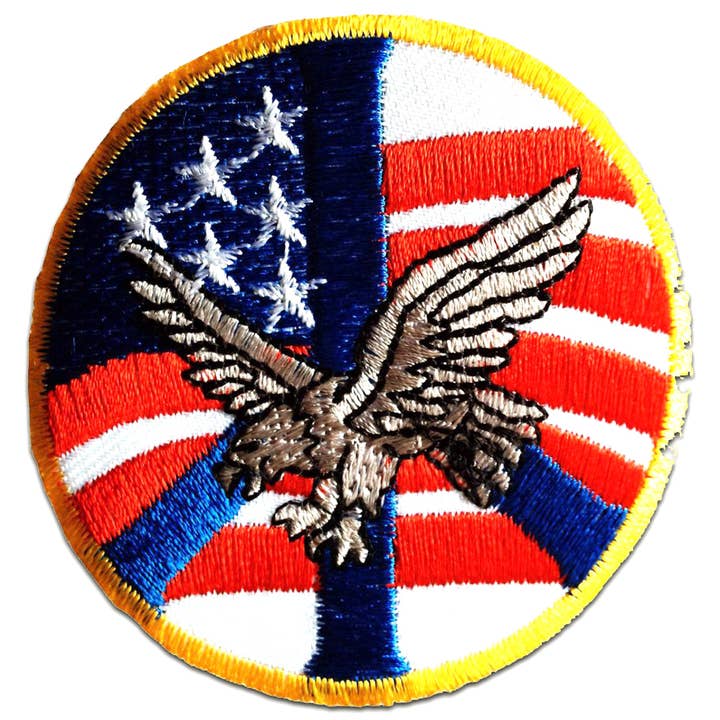 Iron-on Patch USA Amerika Eagle flagga armén för wholesale av Catch the Patch