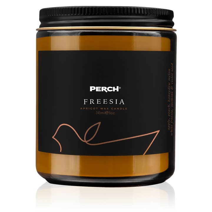 Freesia Apricot Wax Candle for wholesale by Perch® CandleHouse